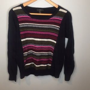 Fun navy J. crew sweater.